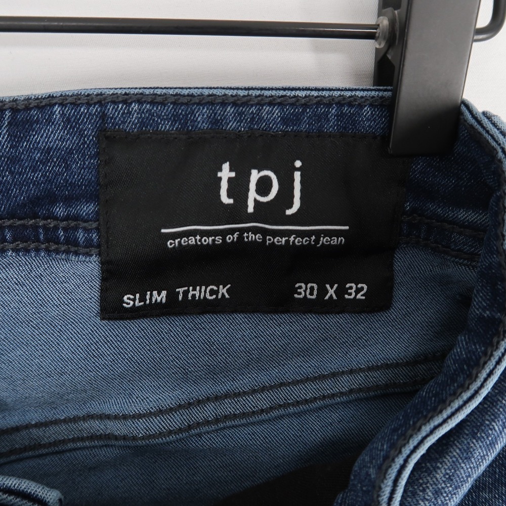 The Perfect Jeans Mens 30x32 Blue Slim Thick Stretch Medium Wash Denim TPJ NYC - Picture 12 of 12